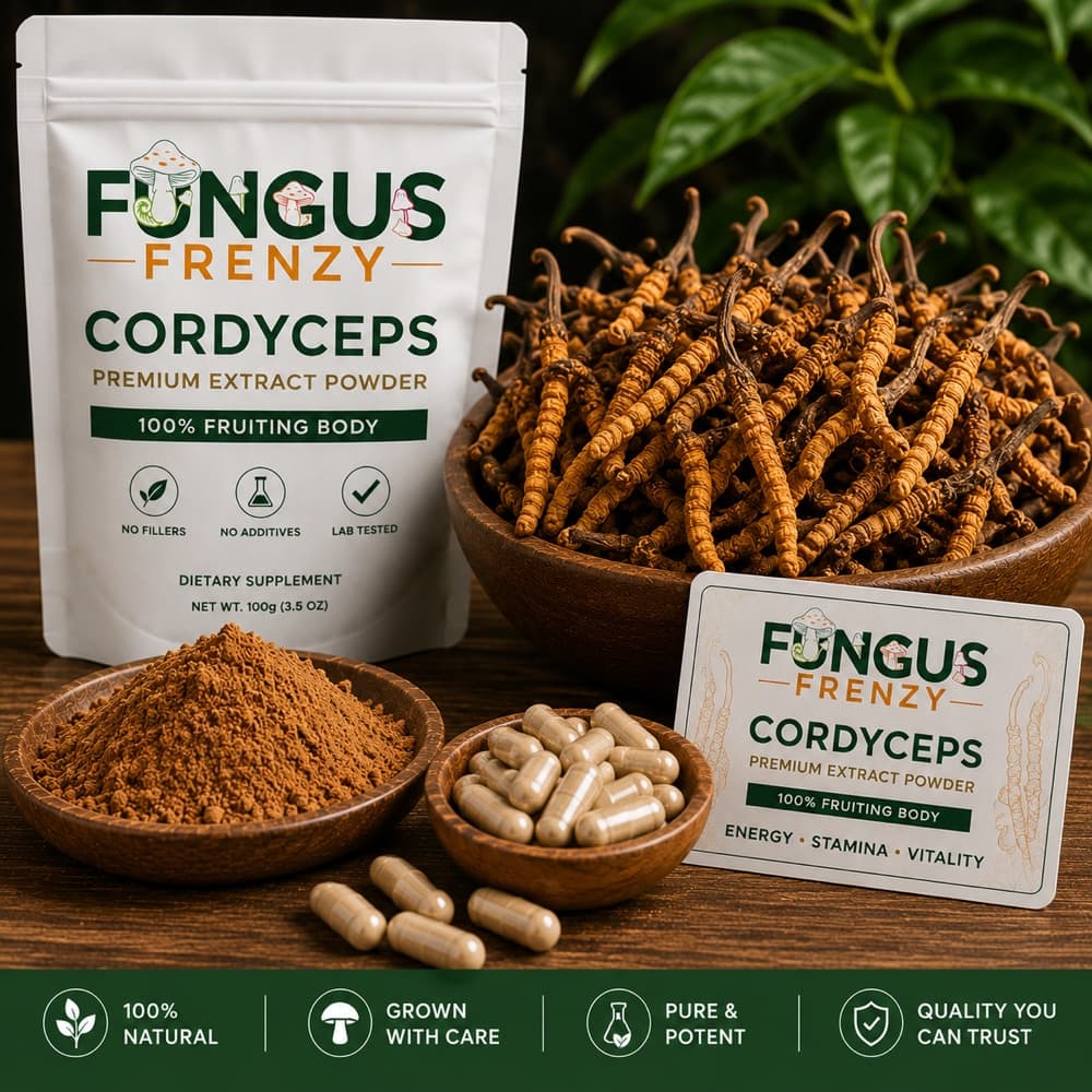 Cordyceps — Energy, stamina & active performance