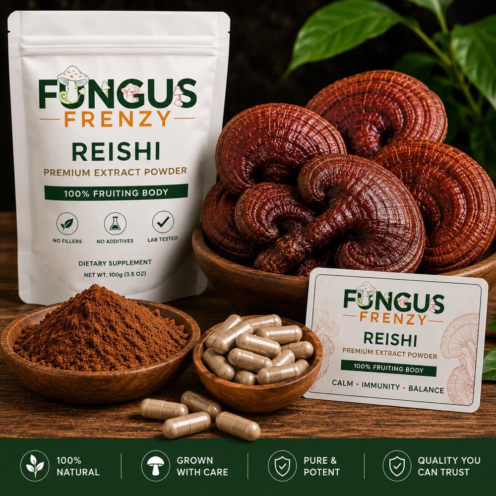 Reishi — Calm, balance & restful nights